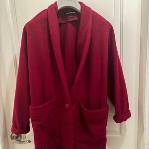 Valerie Doumaine Wool Jacket Pea Coat Size Small